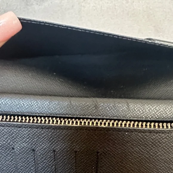 Louis Vuitton Monogram Eclipse Brazza Canvas Long Black Compact Wallet - Picture 11 of 15
